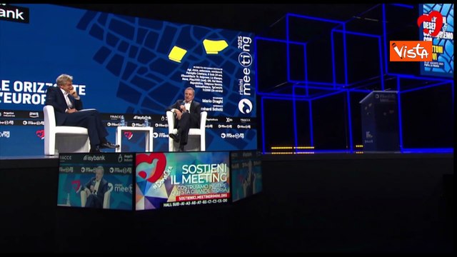 Draghi: Il mio è un europeismo pragmatico e coi piedi per terra