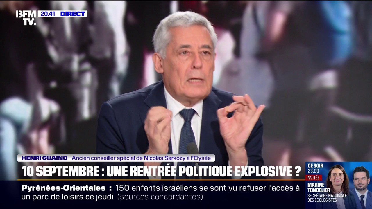 François Bayrou/Budget 2026: "Il joue avec le feu", lance Henri Guaino, ancien conseillé spécial de Nicolas Sarkozy