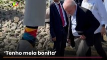 Lula alfineta Bolsonaro: ‘Tem gente que tem tornozeleira, eu tenho meia bonita’