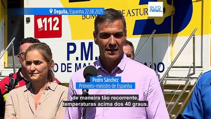 Incêndios em Espanha: Sánchez anuncia a criação de uma comissão para o clima