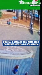 Policial é atacado com mata-leão em frente à Igreja da Boa Viagem