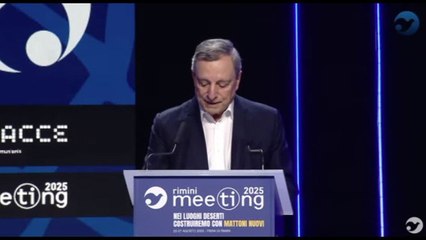 Draghi al Meeting: contro scetticismo Ue protagonista e scelga priorità