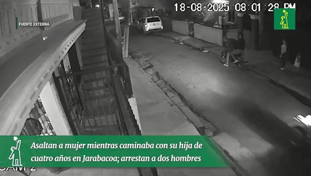 Asaltan a mujer mientras caminaba con su hija de cuatro años en Jarabacoa; arrestan a dos hombres
