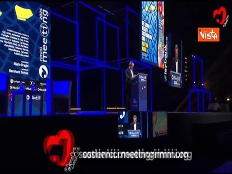 Draghi al Meeting di Rimini: Evaporata l'illusione che l'Ue contasse