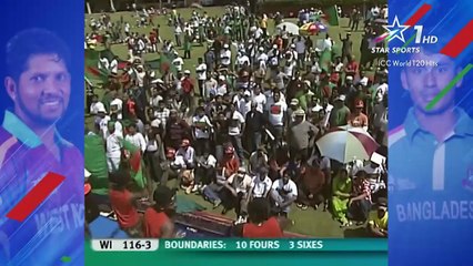 2007 T20 WC 5th West Indies vs Bangladesh, 5th Match, Group A at Johannesburg.