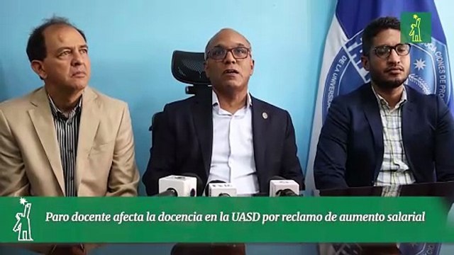 Paro docente afecta la docencia en la UASD por reclamo de aumento salarial