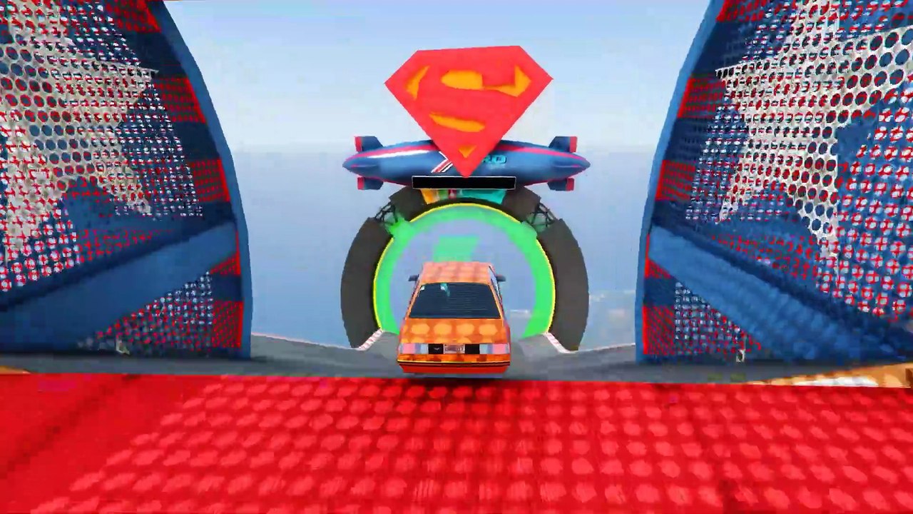 GTA 5 Superman MEGA RAMP ▸ GamesCorner