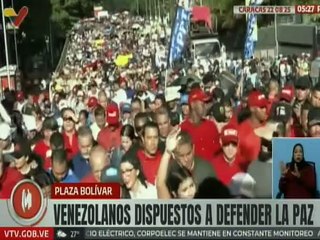 Pueblo venezolano se encuentra dispuesto a defender la paz de la patria