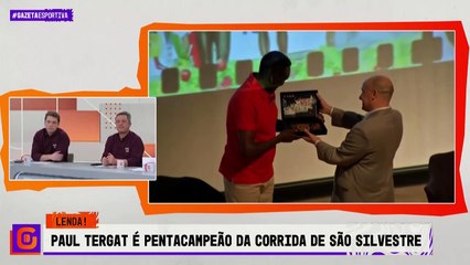 Paul Tergat é homenageado pela TV Gazeta por pentacampeonato da São Silvestre