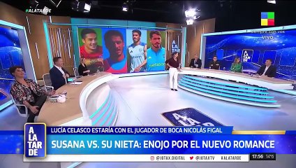 Susana Giménez estaría enojada con Lucía Celasco por el romance con Nicolás Figal