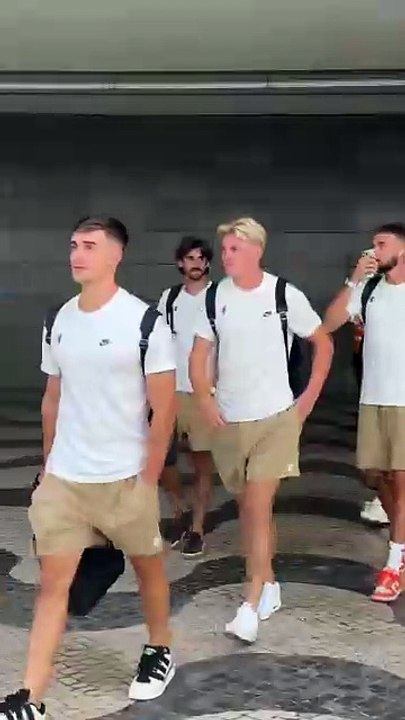 Chegada do Sporting à Madeira