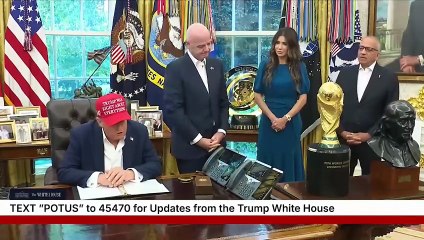 Trump anuncia que el sorteo del Mundial de Fútbol 2026 será en Washington en diciembre