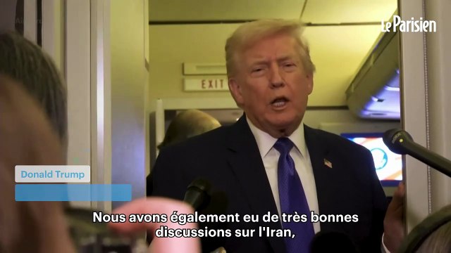 « L’Iran semble vouloir absolument conclure un accord » : Donald Trump salue de « très bonnes » discussions avec Téhéran