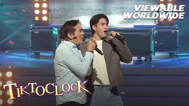 TiktoClock: Anton Vinzon, nagpakitang gilas sa kaniyang ama!