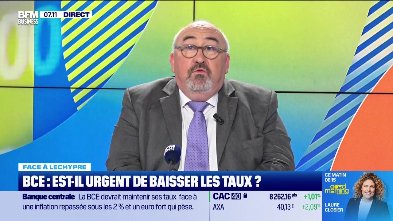 Emmanuel Lechypre face à Jean-Marc Daniel : BCE, est-il urgent de baisser les taux ? - 05/02