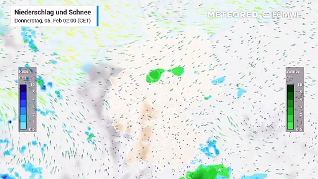 Am Donnerstag im Norden und Osten Schnee und Eisregen - die Straßen können spiegelgatt sein!