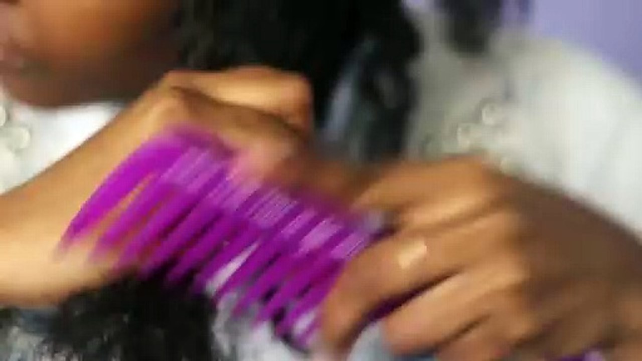 Natural Hair Flat Twists w- SheaMoisture