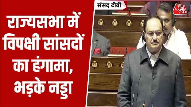 'राज्यसभा में नहीं उठा सकते लोकसभा का मुद्दा', सदन में विपक्ष को लेकर बोले जेपी नड्डा