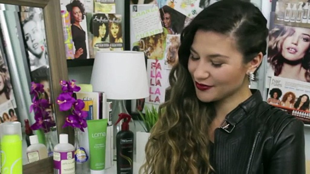 Miranda Kerr Side Braid Tutorial - NaturallyCurly.com