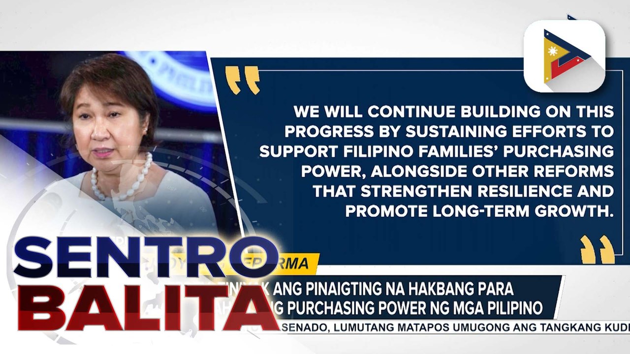 DEPDev, tiniyak ang pinaigting na hakbang para maprotektahan ang purchasing power ng mga Pilipino