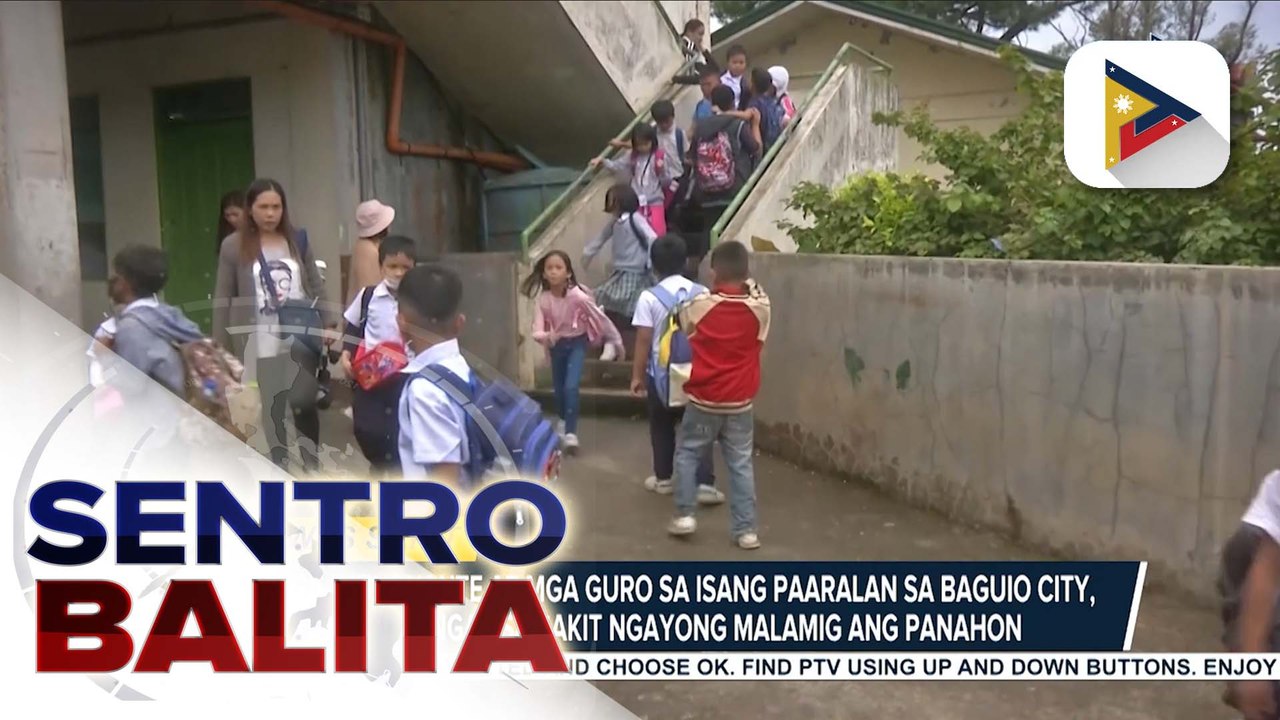 Mga estudyante at mga guro sa isang paaralan sa Baguio City, todo ingat sa sakit ngayong malamig ang panahon; Quick aid clinic, binuksan | ulat ni Alah Sungduan - PTV Cordillera
