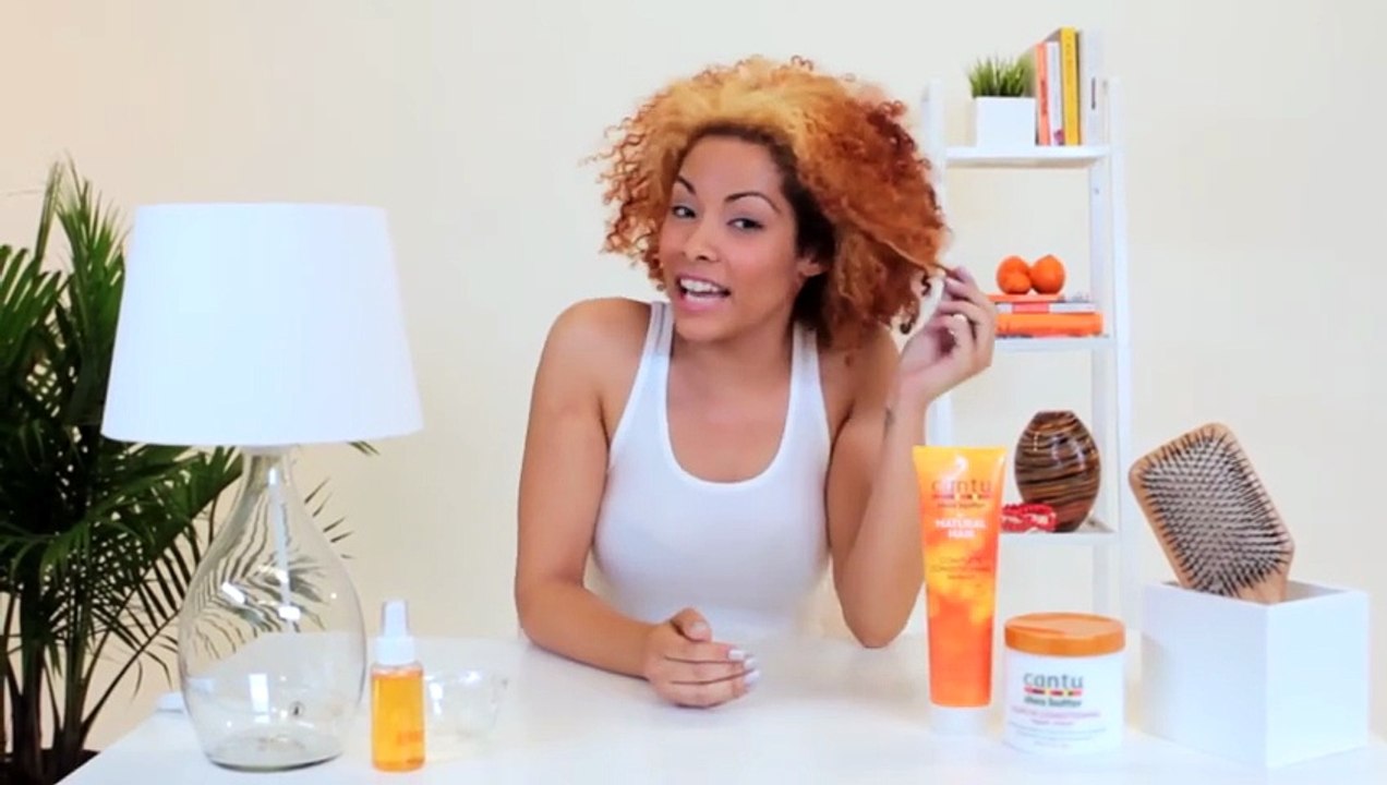 How To Style Curly Hair w- Cantu Shea Butter