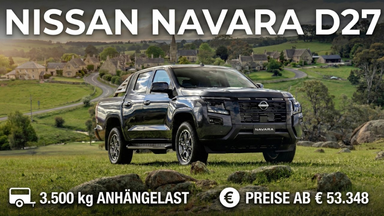 2026 Nissan Navara D27: Alle Infos zum neuen Dual Cab Pick-up