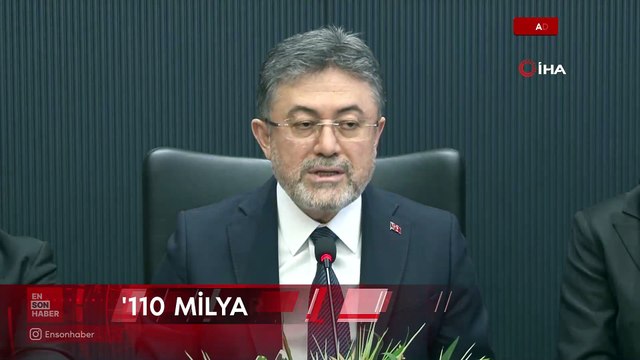 Bakan Yumaklı: 459 su ve sulama tesisi için 110 milyar liralık yatırım yapılacak