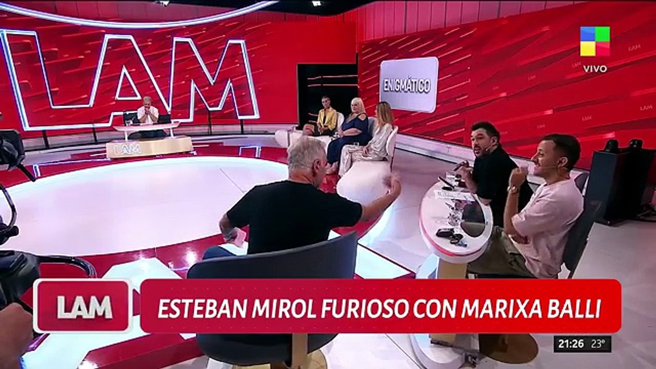 Esteban Mirol destrozó a Marixa Balli por defender a la industria textil