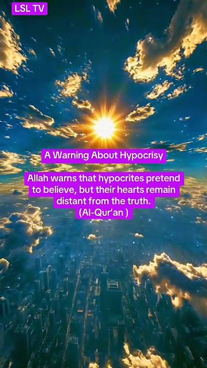 A Warning About Hypocrisy