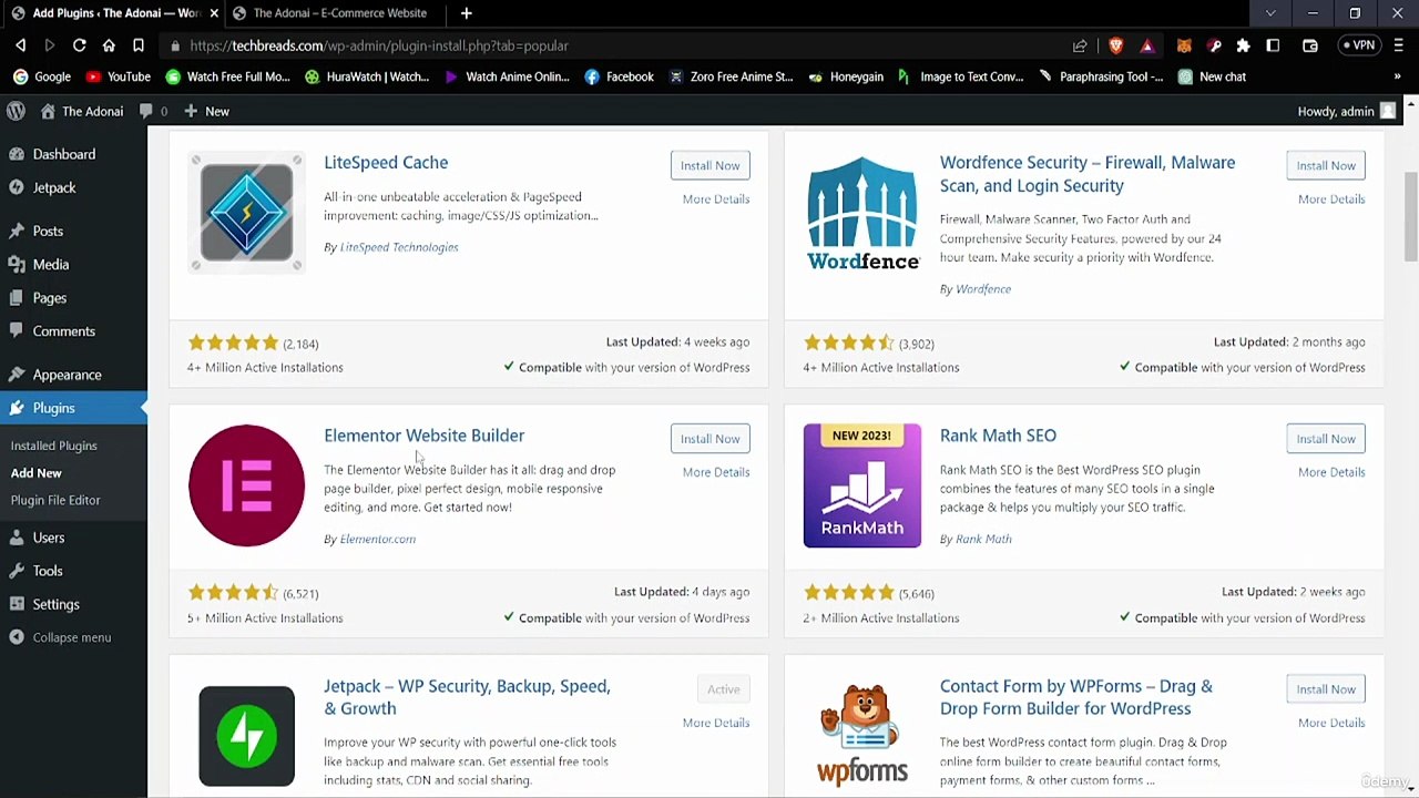 7. Plugins - Wordpress