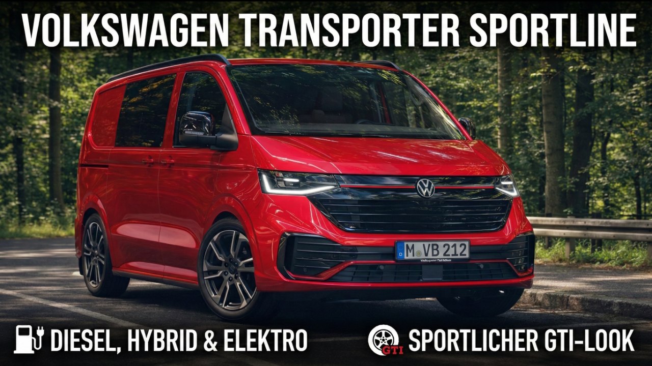 Volkswagen Transporter Sportline Preise, Ausstattung und Design
