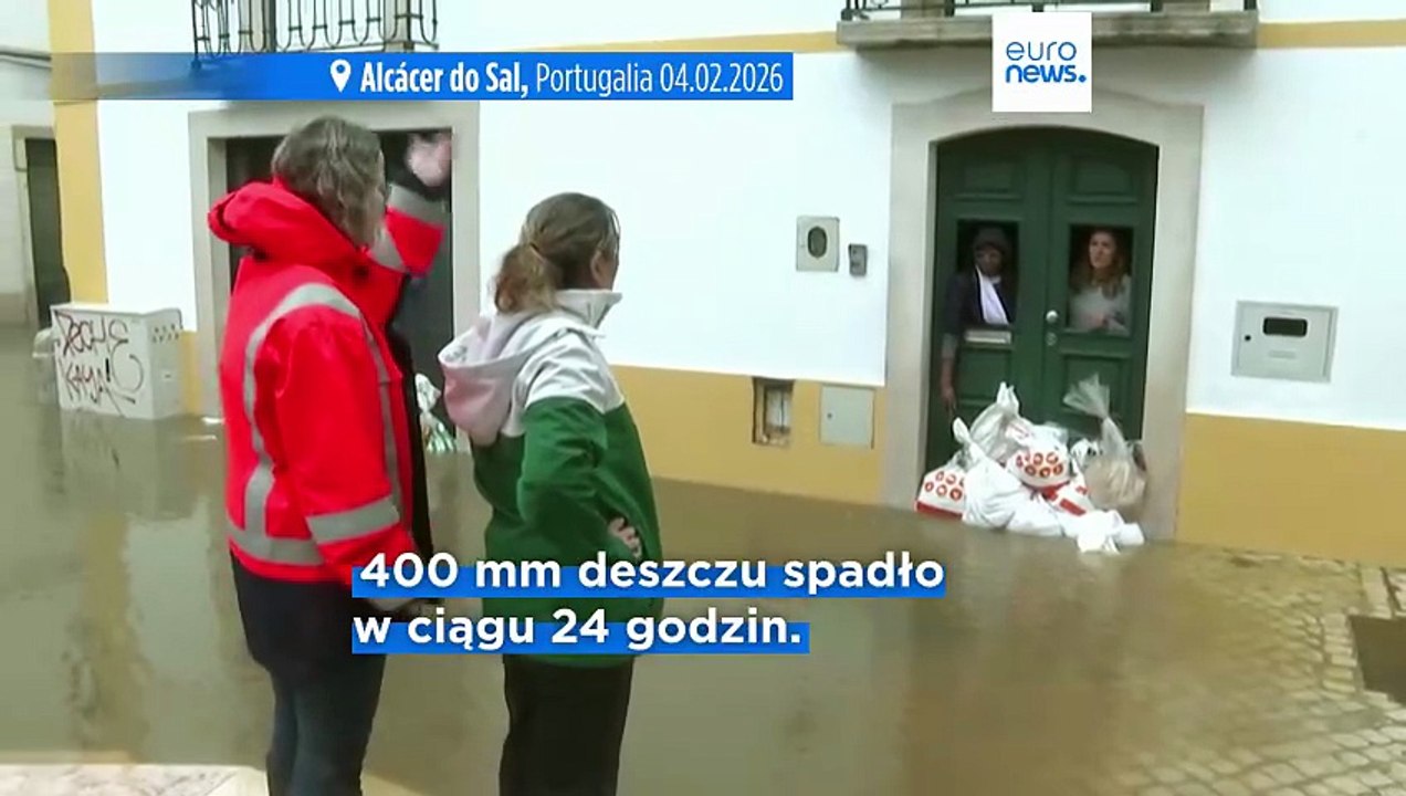 Huragan Leonardo pustoszy Portugalię i Hiszpanię. Tysiące ewakuowanych