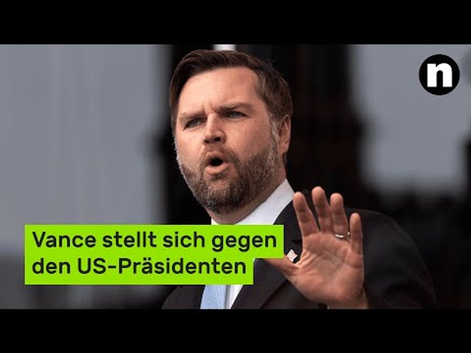 Donald Trump: Vize Vance stellt sich gegen den US-Präsidenten