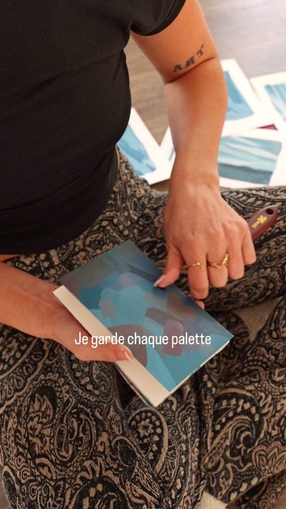 La palette et la peinture !