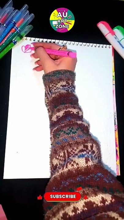 Easy Drawing with Pencil #drawingtutorial #drawing #titlepage #assignmentdesign #schoolproject AU ART ZONE