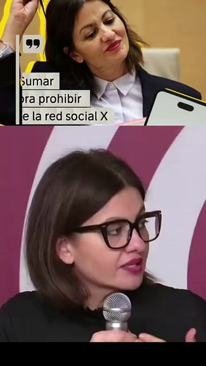 Sira Rego, ministra de Sumar propone ahora prohibir directamente la red social X.