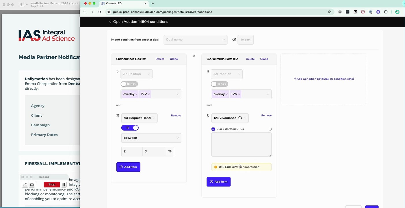 IAS screencast