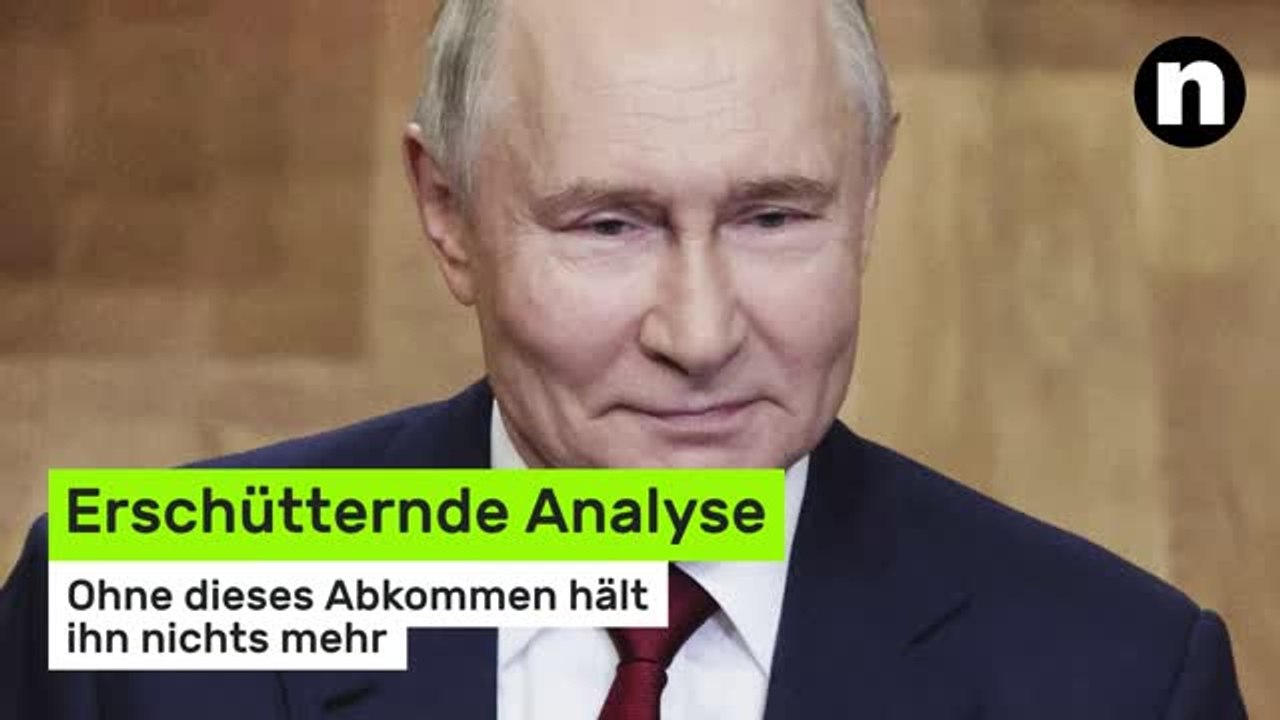 Wladimir Putin: Erschütternde Analyse - ohne dieses Abkommen hält ihn nichts mehr