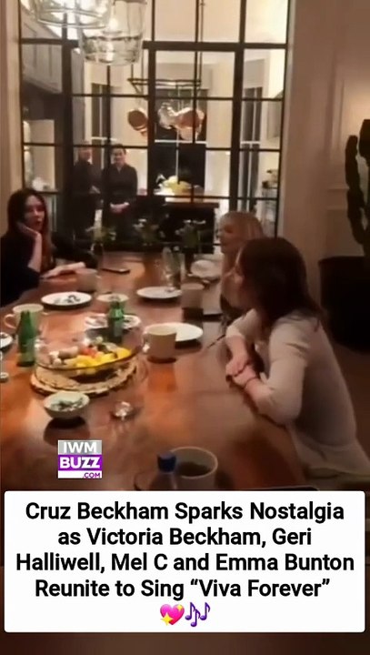 Cruz Beckham Sparks Nostalgia as Victoria Beckham, Geri Halliwell, Mel C and Emma Bunton Reunite to Sing “Viva Forever”