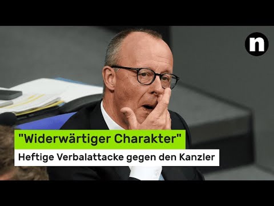 Friedrich Merz: Heftige Verbalattacke gegen den Kanzler: 'Widerwärtiger Charakter'