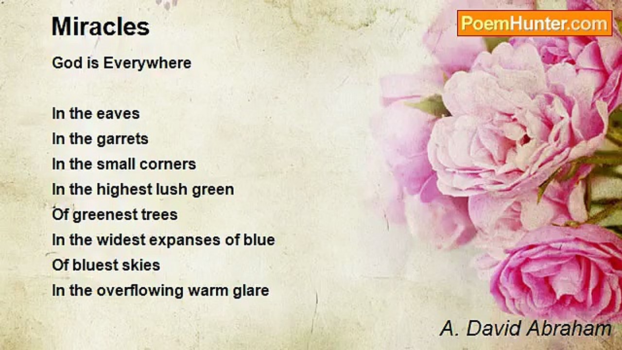 A. David Abraham - Miracles