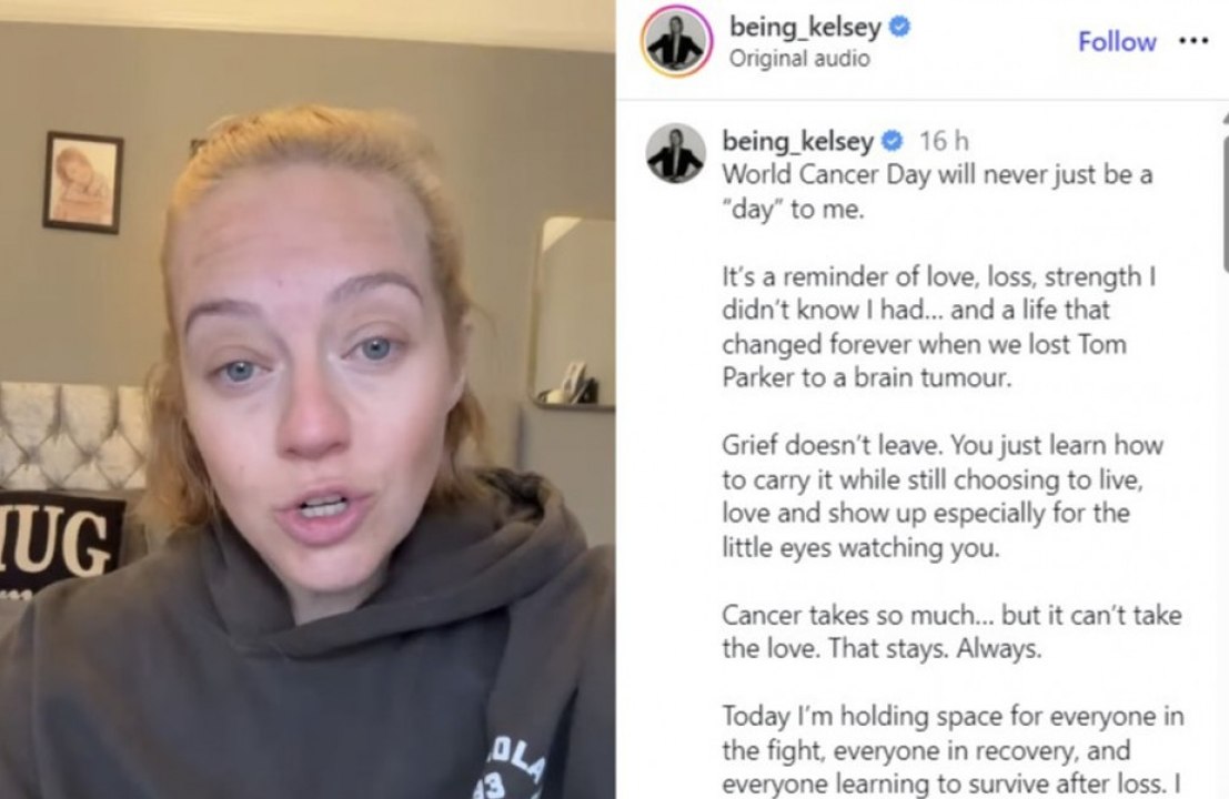 Kelsey Parker honors her late husband Tom Parker on World Cancer Day