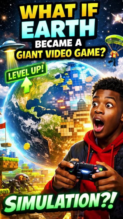 If Earth was a video game, you'd play it completely different #gaming #simulation #reality