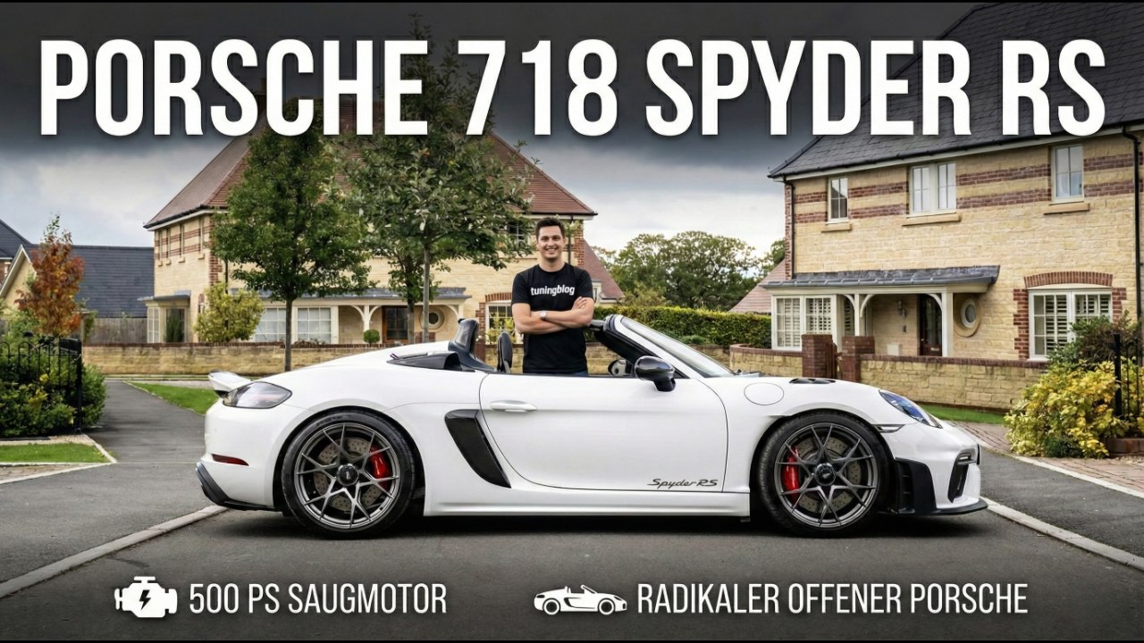 Porsche 718 Spyder RS: Alltag oder reines Fahrerauto?