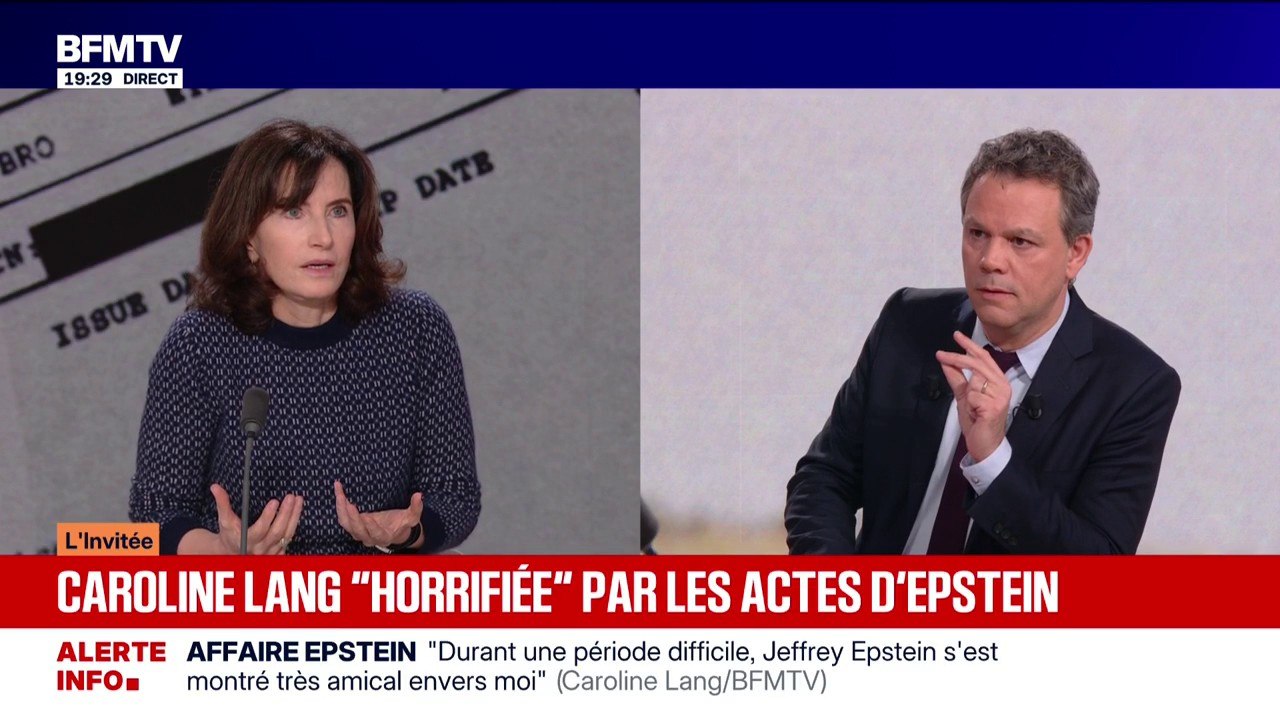 Affaire Epstein : Caroline Lang, productrice et fille de Jack Lang, se dit "horrifiée" par les actes de Jeffrey Epstein
