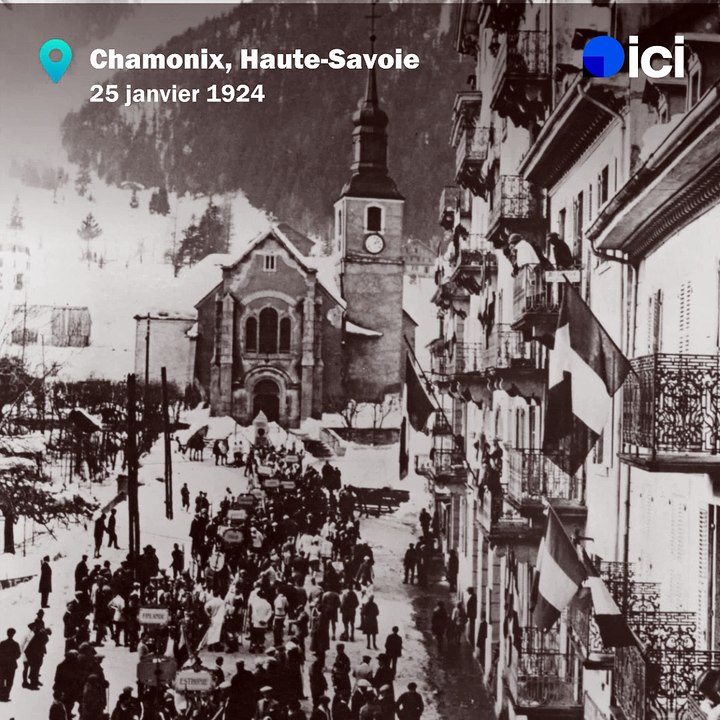 1924 : l'ouverture des JO d'hiver de Chamonix