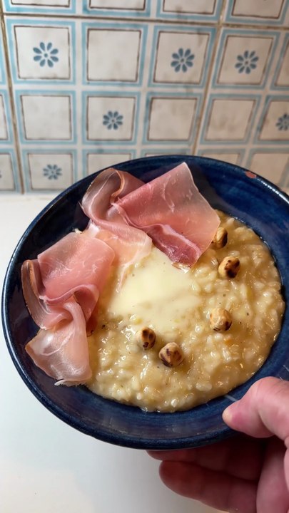 Risotto à la Cancoillotte pour le frérot 😎