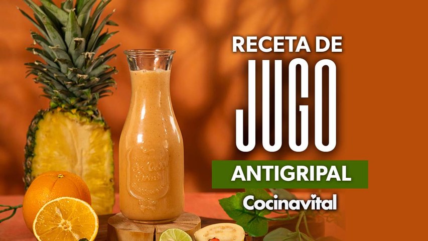 Cómo hacer jugo antigripal y cuáles son sus beneficios