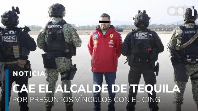 Alcalde de Tequila, Diego Rivera, es detenido por extorsión y vínculos con el CJNG